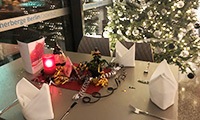Gedeckter Silvestertisch