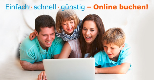 Online buchen!